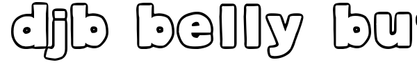 DJB Belly Button-Outtie font preview